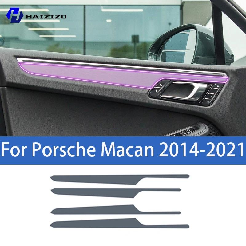 Für Porsche Macan 2014-2025 Auto Innenraum Mittelkonsolen Schutzaufkleber Innenraum Dekorleiste TPU Schutzaufkleber PPF
