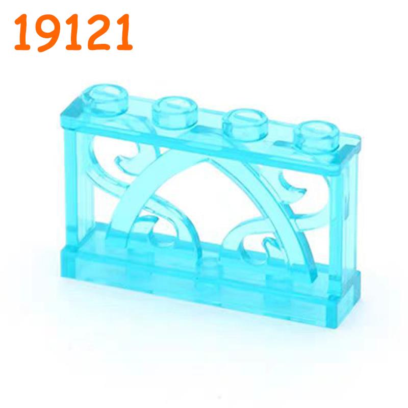 Non-Toxic Fence City Accessories Building Block Moc Part Railing Stair Barrier Ladder Guard Bar Castle Garden Farm Military Assemble Brick