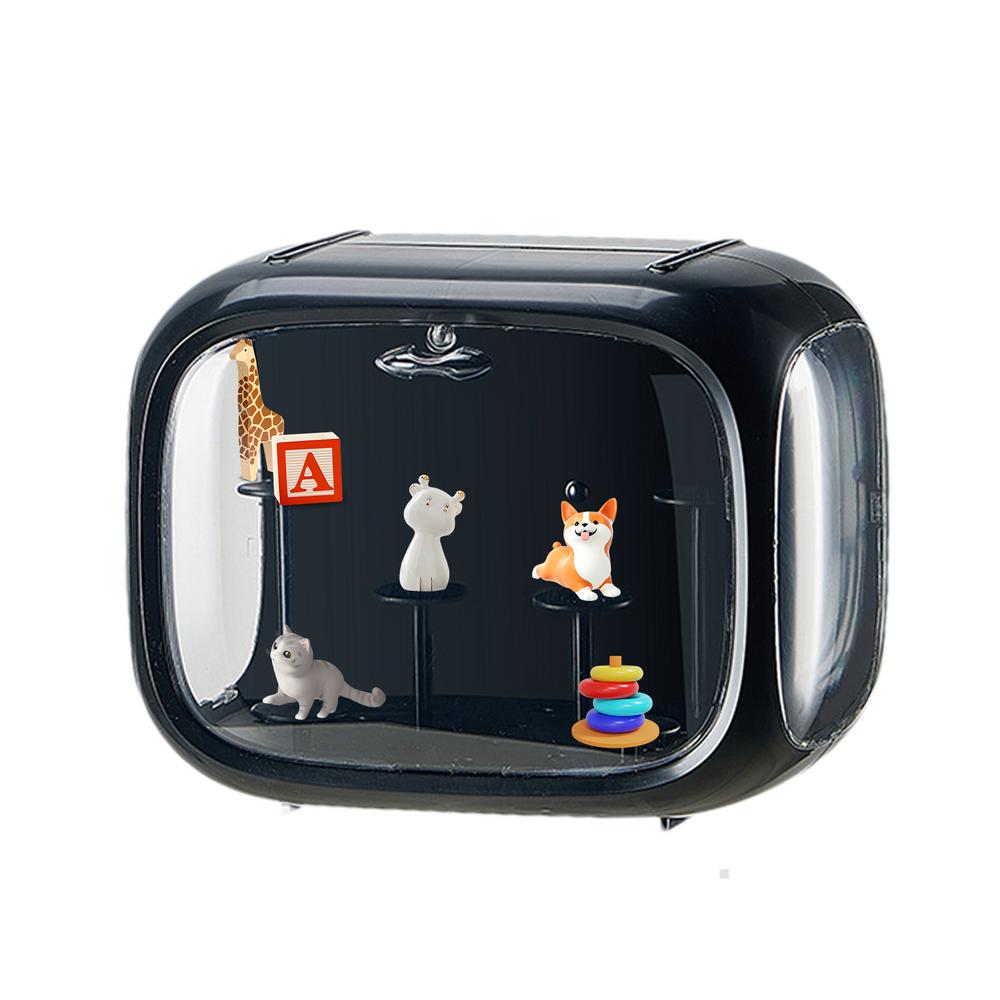 Display Cases For Collectibles Dustproof Figure Display Case Dust And Moisture Proof Miniature Display Storage Case For Action