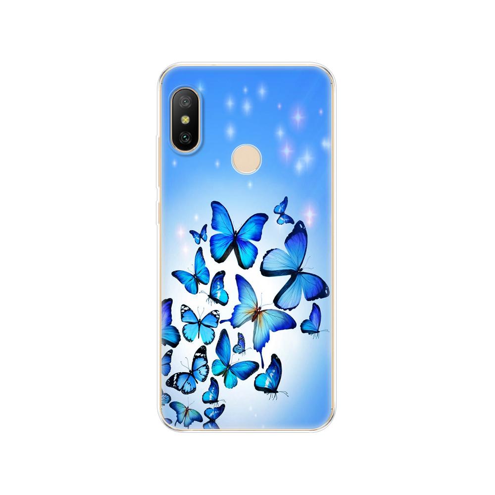 Silikonové pouzdro pro Xiaomi MI A2 LITE Case Full Protection Měkký tpu Zadní kryt Telefon Pouzdra pro Xiomi MI A2 LITE nárazník Coque
