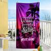 Gta Customizable Name Beach Towel High Absorbency & Quick-Dry Suitable for Sports Travel Swimming Yoga Bathroom Beach And Pool