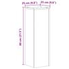 Plant Stand 2 pcs. White 25 x 25 x 80 cm Engineered Wood