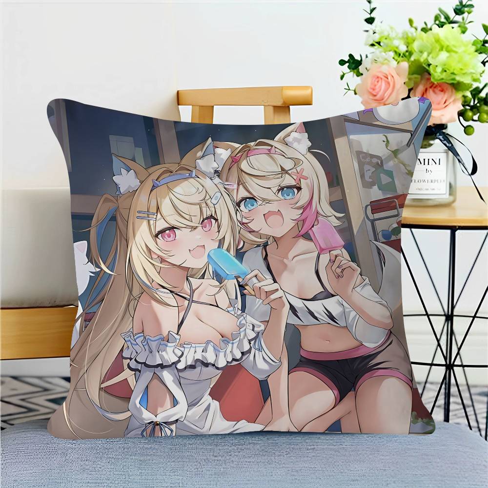 

Аниме F-FUWAMOCO Наволочка для спальни и гостиной, декоративная наволочка для подушки на диван 16x16Inch