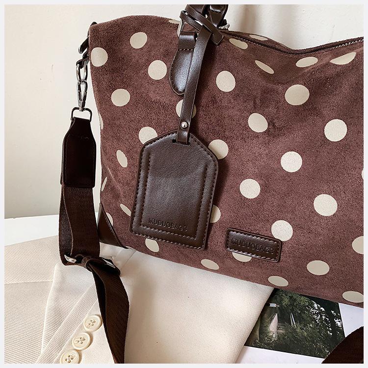 Women's Polka Dot Crossbody Bucket Bag - Summer Casual Fashion 2026