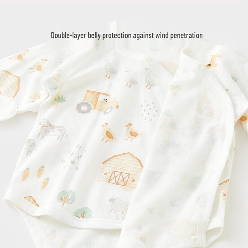 Newborn Long-Sleeve Cotton Bodysuit