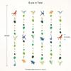 Cheerland Dinosaur Party Decorations Dino Birthday Garland Hanging Jurassic Dinosaur Streamer with Leaves for Boys Bday Party Decor Baby Shower