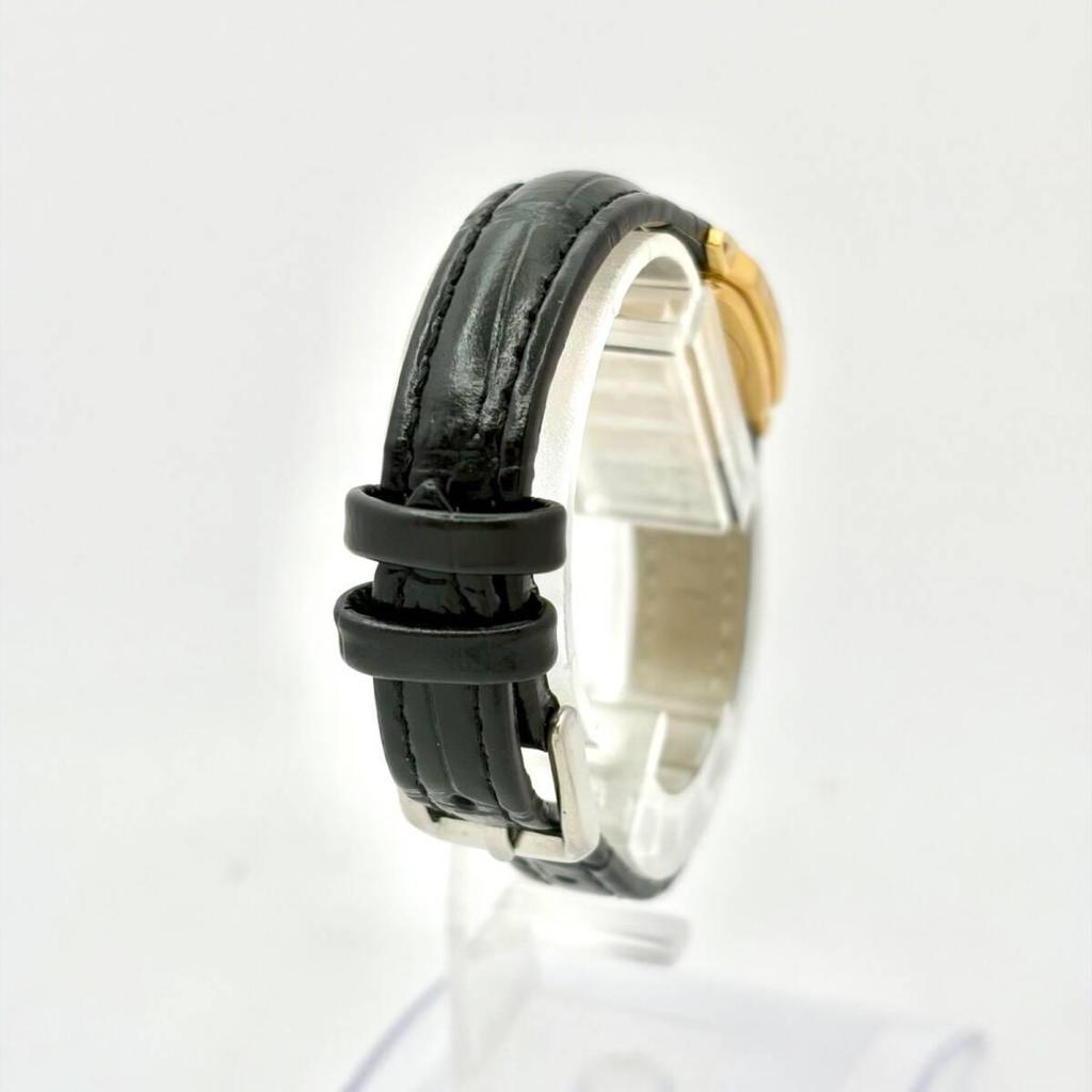Used [New Battery] CITIZEN EXCEED Women's Watch Gold Rectangular 4-103765 1030277 New Belt