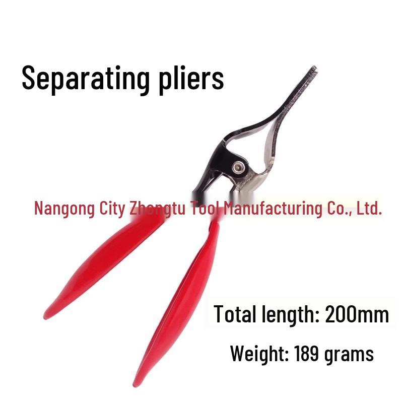 Pipe Wrench Caliper & Hose Clamp Pliers Set: Car Caliper, Water Pipe Wrench, Straight Throat, Clip & Hose Clamp Pliers