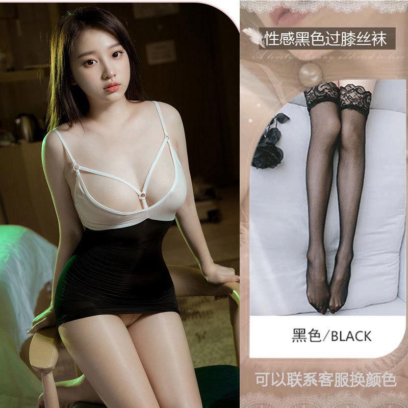 Sex one-piece clothes are convenient to take off, bed perspective clothes, sexy underwear, sex pajamas, milk leakage exposure clothes, open file.