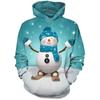 Children's Hoodies Kawaii Santa Claus Graphic Sweatshirt for Kids Loose Casual Pullover Girl Clothes Christmas Gift Children Top