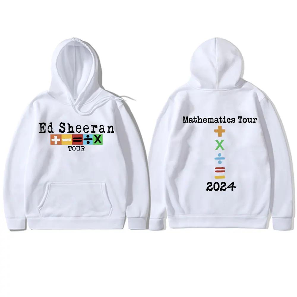 Pop Singer Ed Sheeran Concert Tour Mathematics Hoodie Men Women FleeceSweatshirt Men's Hip Hop  Hoodies