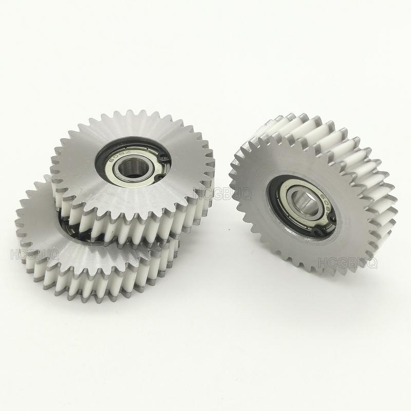 47.5x12mm Oblique Planetary Gear 35 Teeth Helical Gear With 8mm Bearings E-bike Nylon and Steel Gear For Electric Bike Hub Motor