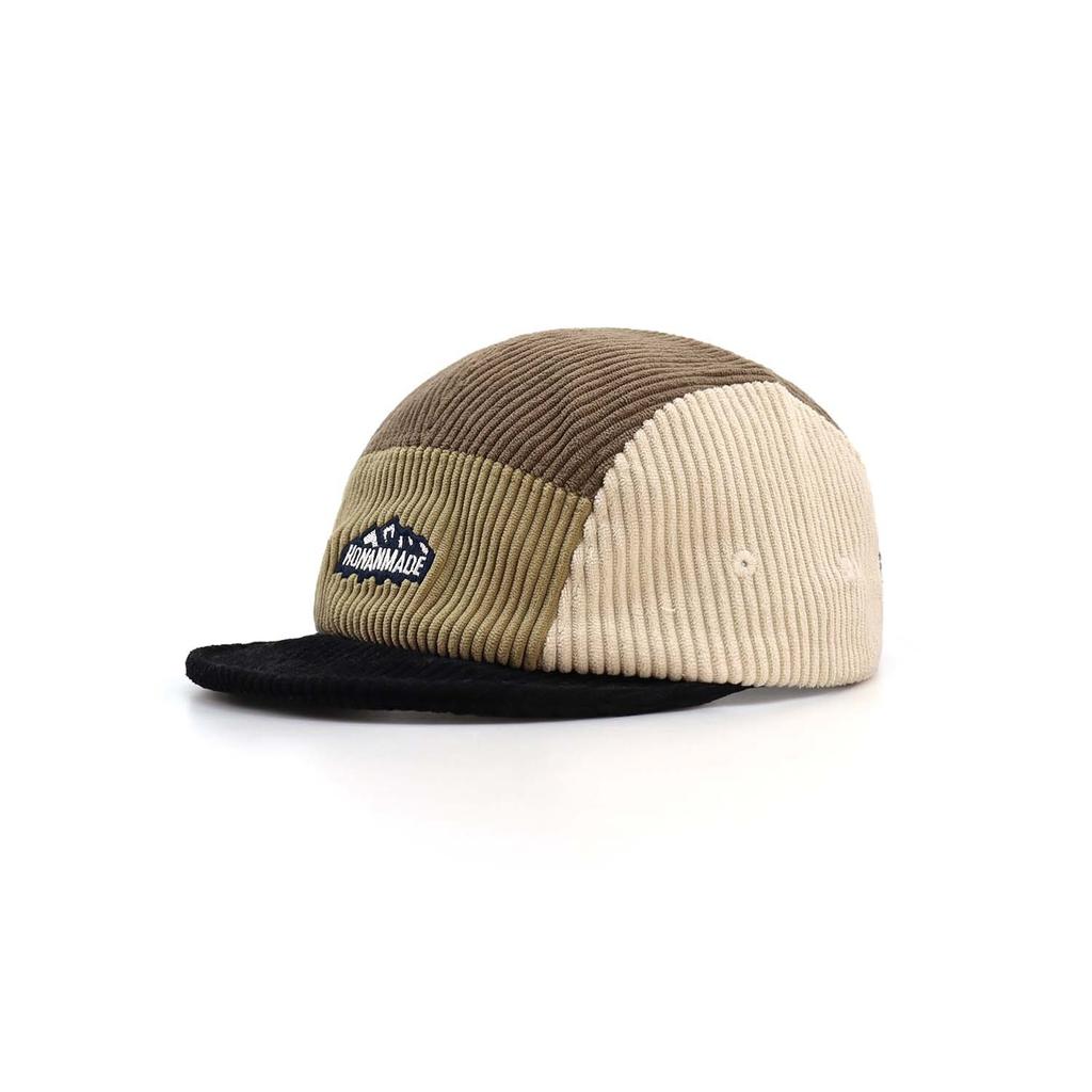 Women's Soft Textured Corduroy Colorblock 5-Panel Short Brim Baseball Cap Adjustable Strap Comfort Fit Casual Sports Outdoor