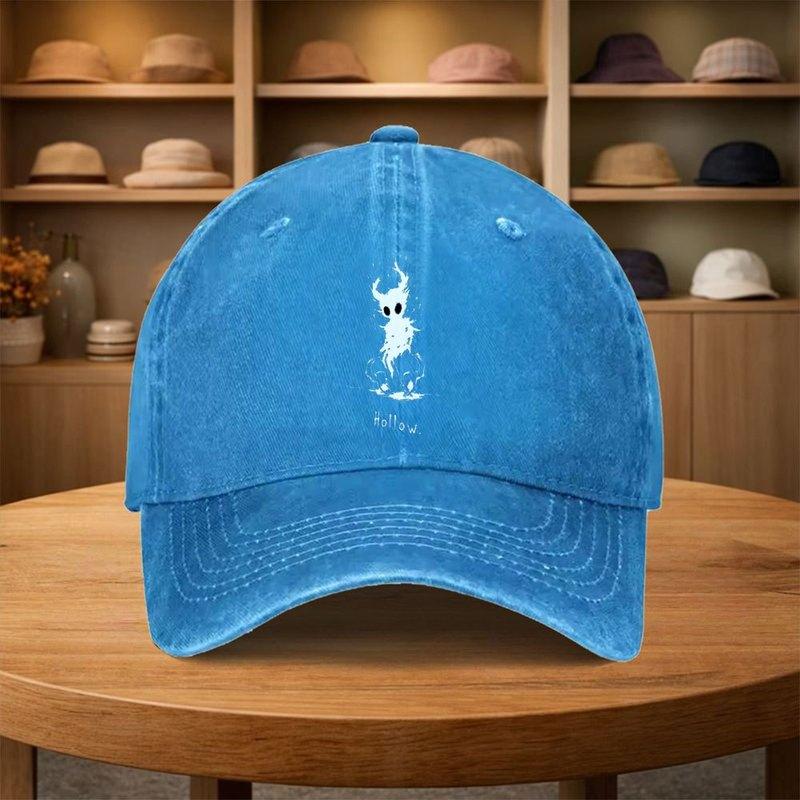 Lightweight Street Style Baseball Cap with Hollow Character Design Unisex Casual Sports Hat for All Seasons