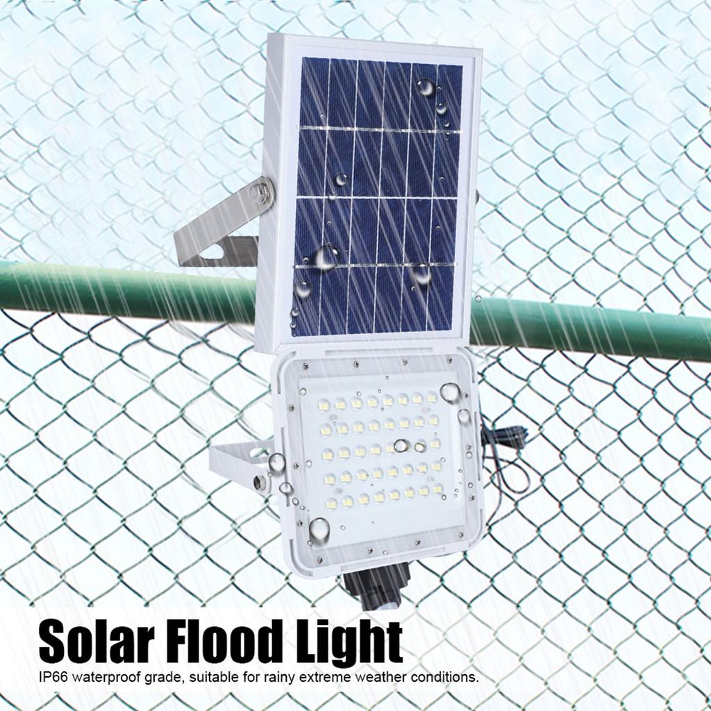 LED Solar Flood Light Waterproof Wall Lamp Street Light for Outdoor Garden Lawn