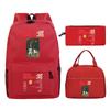 Lightweight 3Pcs School Backpack Set Rucksack Bookbag Lunch Bag Pencil Case Back To School Accessory for Teenage Boys Girls