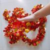 Easter decoration color strips pull flowers Oktoberfest event decorations Christmas wool strips birthday party ornaments