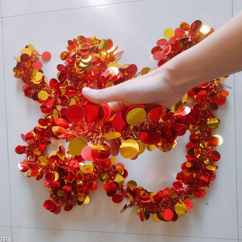 Easter decoration color strips pull flowers Oktoberfest event decorations Christmas wool strips birthday party ornaments