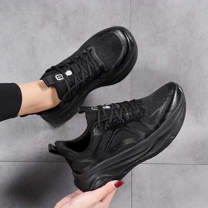 Fashion Round Foot Flatform Shoes For Women Heels Dress Shoes Size 36 Women Heels Sneakers Sport Shoos Wholesale To Resell Luxo