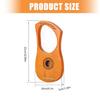 Professionelle Holz 7-saitige Lyra-Harfe Einfache Stimmungssysteme Reise-Lyra-Instrument Für Darsteller und Hobbyisten Gebrauch