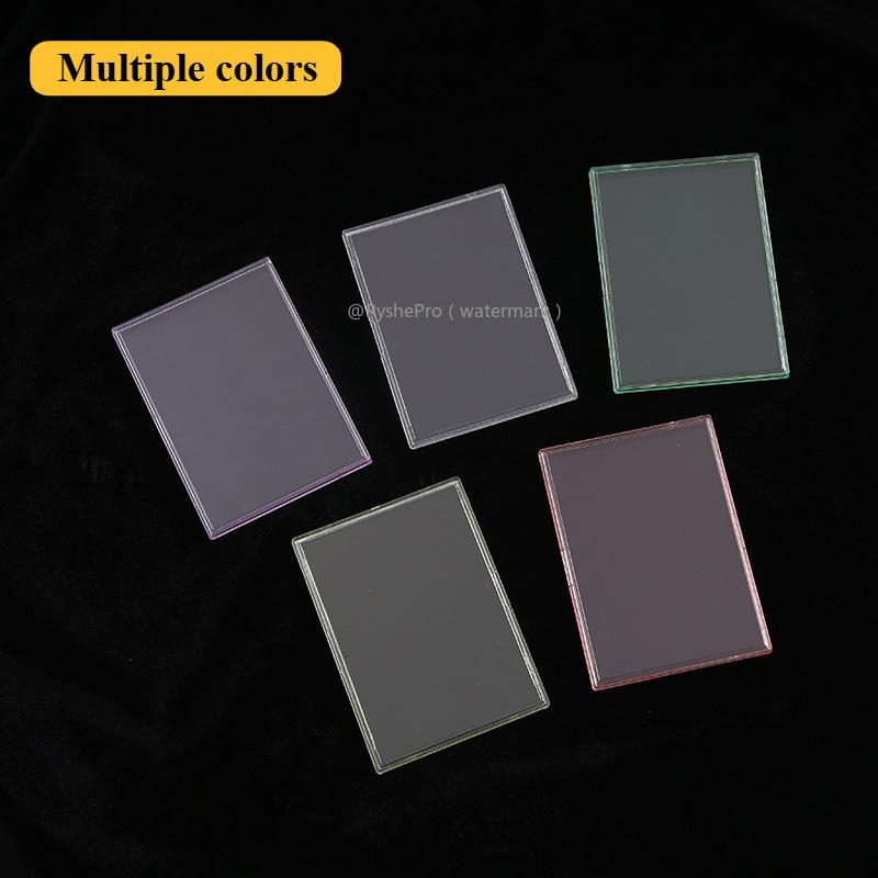 10pcs 69*95mm Card Sleeves Protector Hard Plastic Baseball Rigid Toploading Card Case for Collectible Trading Sports Cards