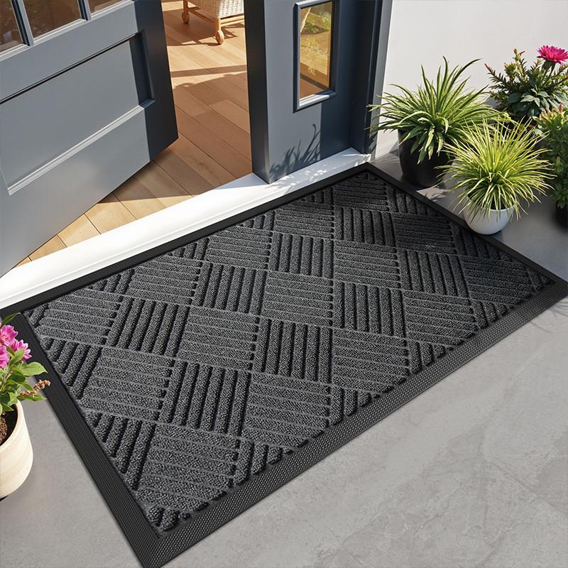 Modern Simple Entrance Door Mat With Nonslip Rubber Bottom For Home And Commercial Use