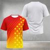 Simple Fashion Sports Fitness T Shirts For Men Summer Casual Outdoor Running Training T-shirts Loose Quick Dry Football Tees