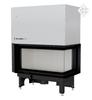 Steel Fireplace KRATKI NADIA Right 14 kW Ø 200 Lift-up