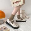 Flat Soft Girl Versatile Student Jk Uniform Mary Jane Cute Kitten Japanese Lolita Big Head Small Leather Shoes