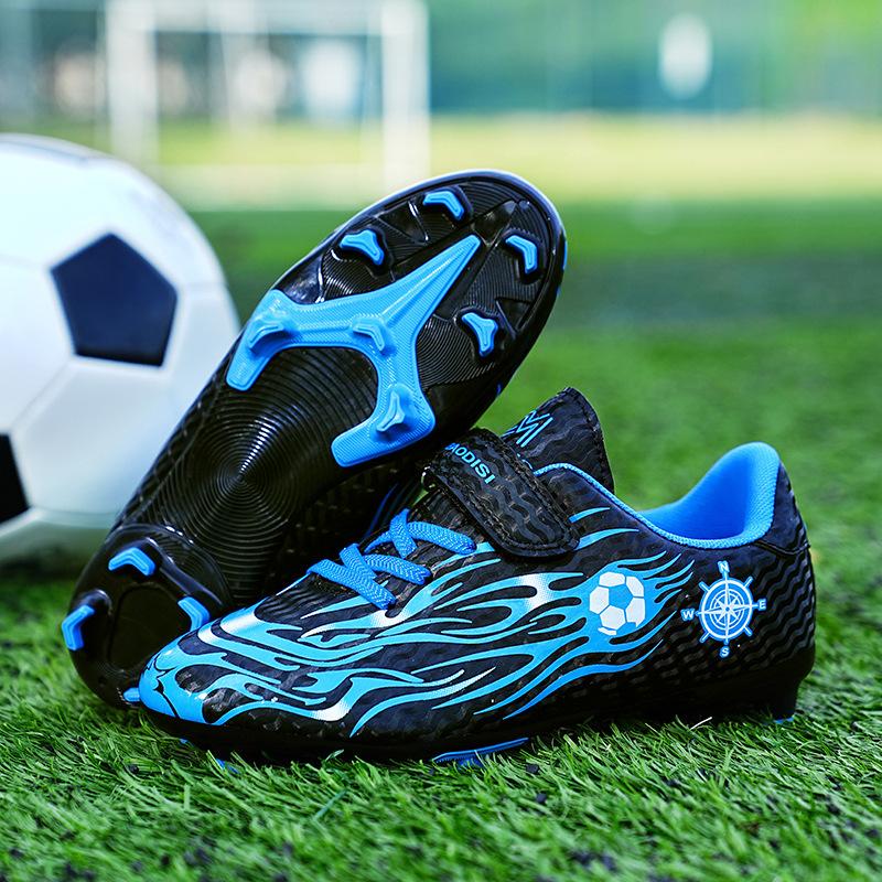 Foreign trade children's football shoes men's and women's sports football shoes broken nails primary school students indoor football game training sho