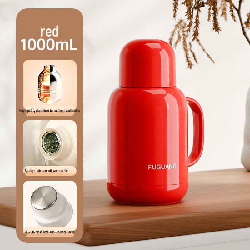 

Fuguang Large Capacity Insulated Thermos Flask for Home, Office, or Dormitory Use 1L-1.6L
