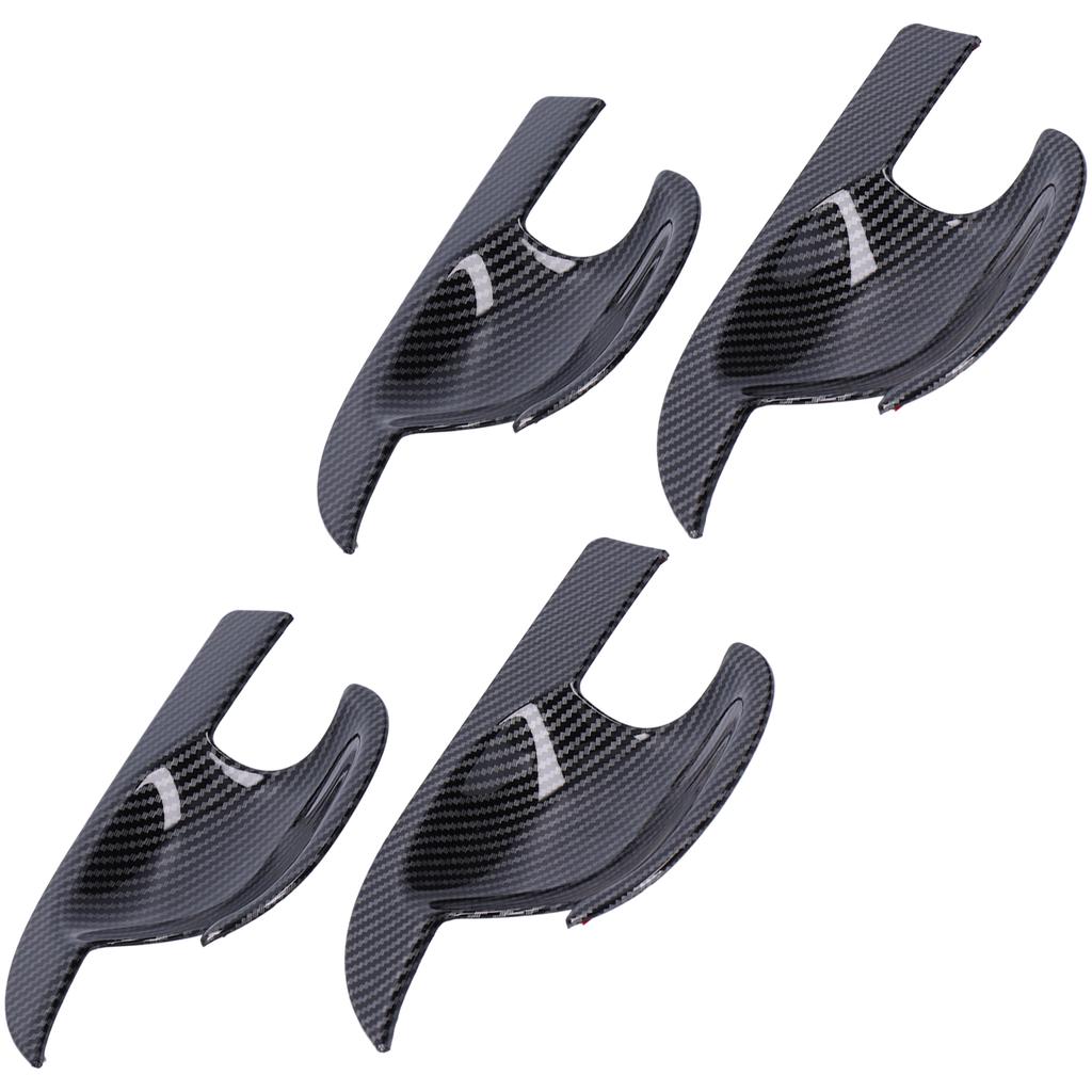 Car Door Handle Bowl Cup Cover Trim Carbon Fiber Style Decor Fit for RAV4 20192021