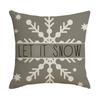 Christmas Pillowcase 45x45cm Decorative (Snow)
