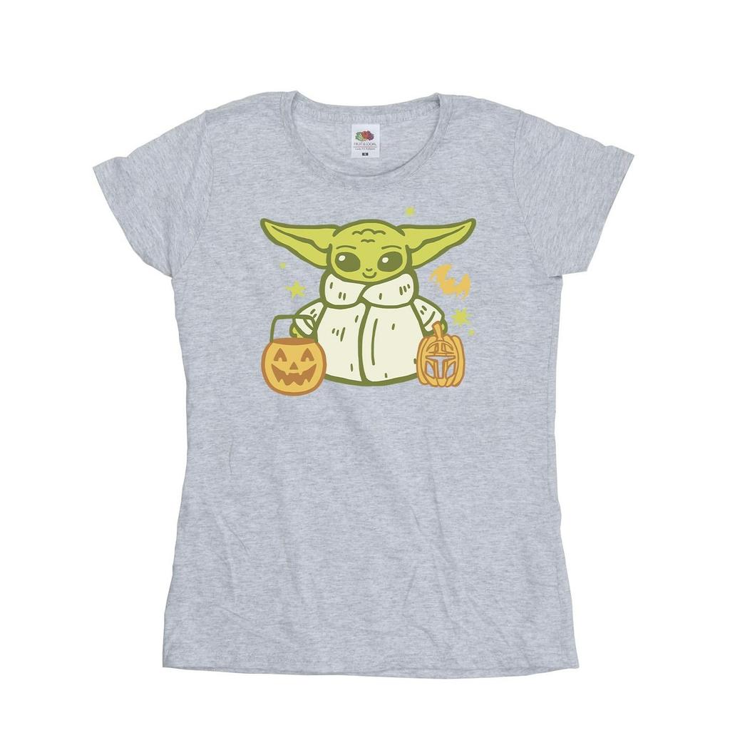 Star Wars Womens/Ladies Trick Or Treat Grogu T-Shirt
