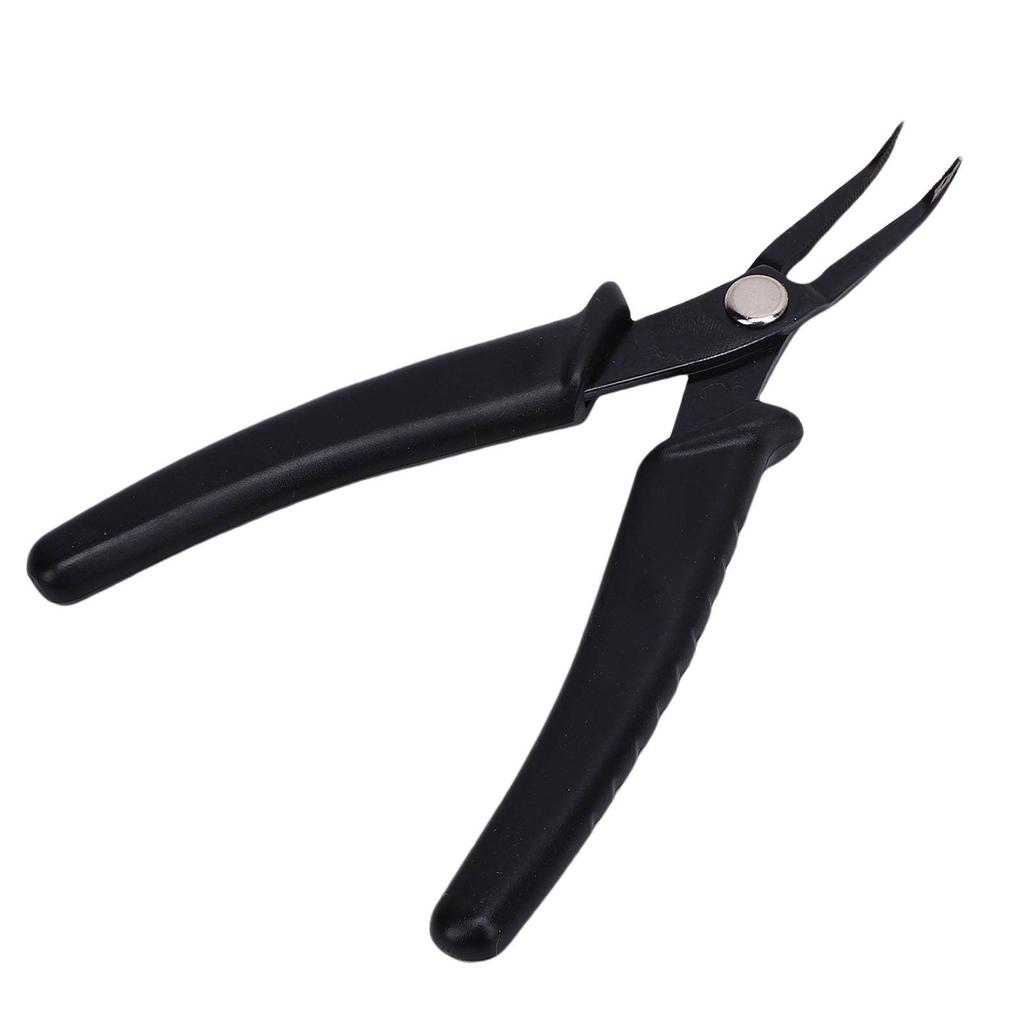 Badminton Racket Stringing Tool 14cm Curved Nose Stringing Pliers Carbon Steel with Ergonomic Handle for Tennis Rackets