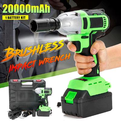 Professional Brushless Motor Cordless Impact Wrench Torque Power Tools Household Car Repair 11×7×25cm