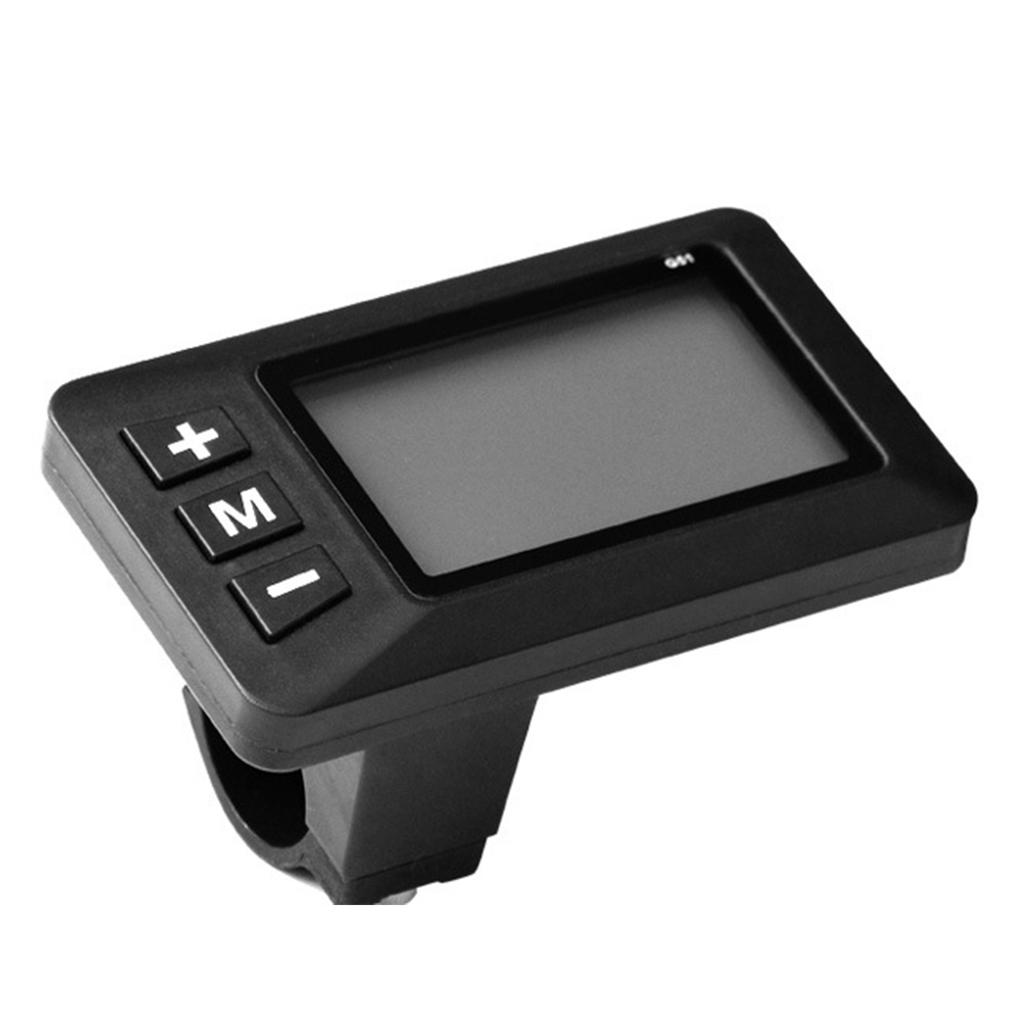 Electric Bike LCD Display Meter 24V 36V 48V E-Bike Control Panel Odometer for E-Scooter
