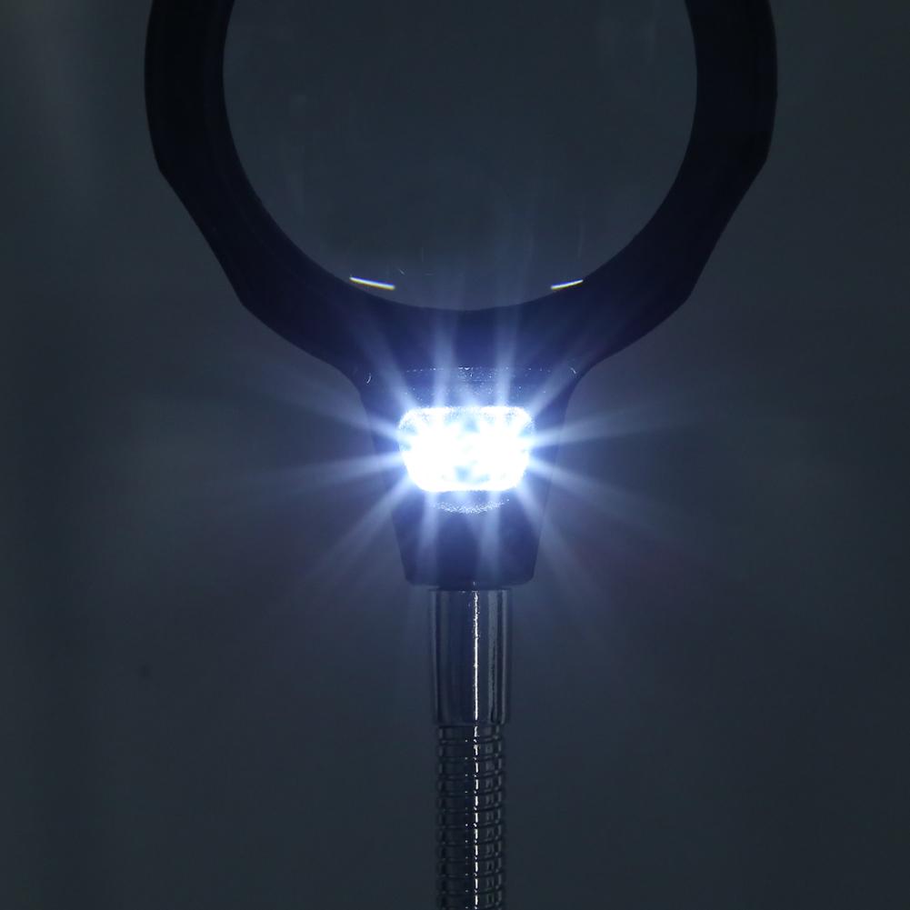 Magnifier Soldering Station Multifunctional with LED Magnifying Glass Repairing Tool