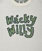 Wacky Willy Typographic Jacquard Knit Cream
