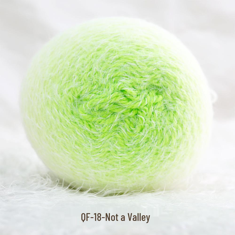 Gradient Long Pile Yarn Cake for Hand-knitting: Scarf, Clothing, Bouquets, and Seven-Star Blanket Materials