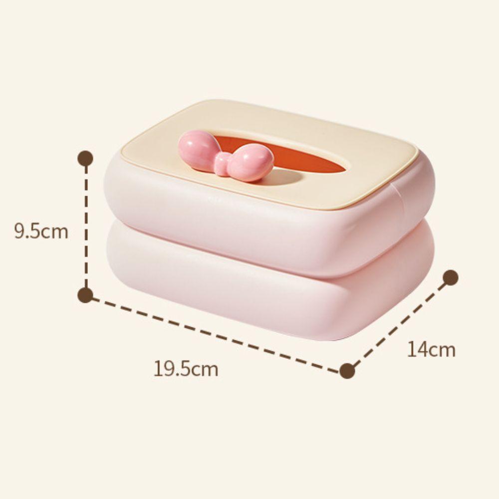 Candy Color Tissue Box Elegant Storage Tissue Holder Creative Paper Towel Box