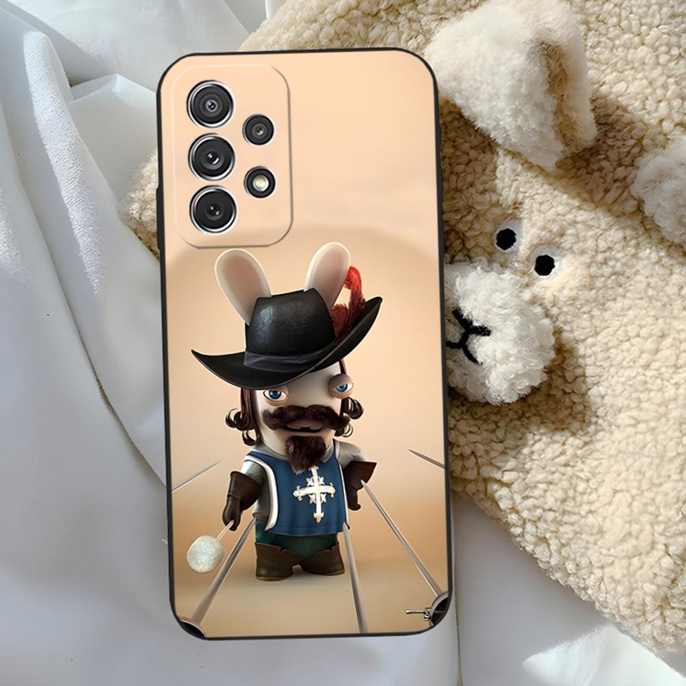 Raving Rabbids Phone Case for Sumsung Galaxy S24 S23 S22 S21 S20 A24 A34 A54 A53 N20 M54 Fe Plus Ultra Cover