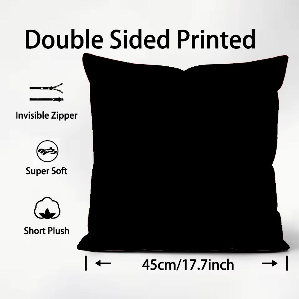 Cute Anime C-Chibi M-Maruko Chan Cushion Cover Comfortable Reversible Pillow Cover Ideal for Car Sofa Bedroom & Beyond
