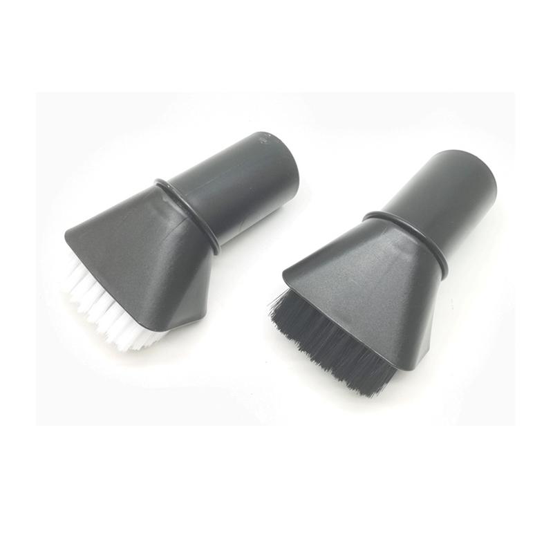Practical-Dust Brush 1.25Inch Cleaner Vacuum Brush Soft Bristles With 1-1/4Inch To1-3/8Inch Hose Adapter,For Karcher Phili