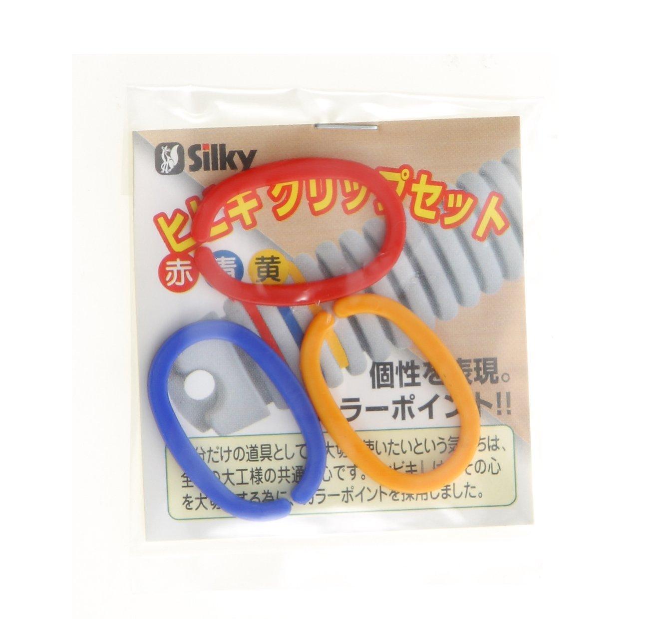 Набор клипс для руля Silky Hibiki номер детали (Красный, Синий, Желтый) 885-27 (ранее 392-01)