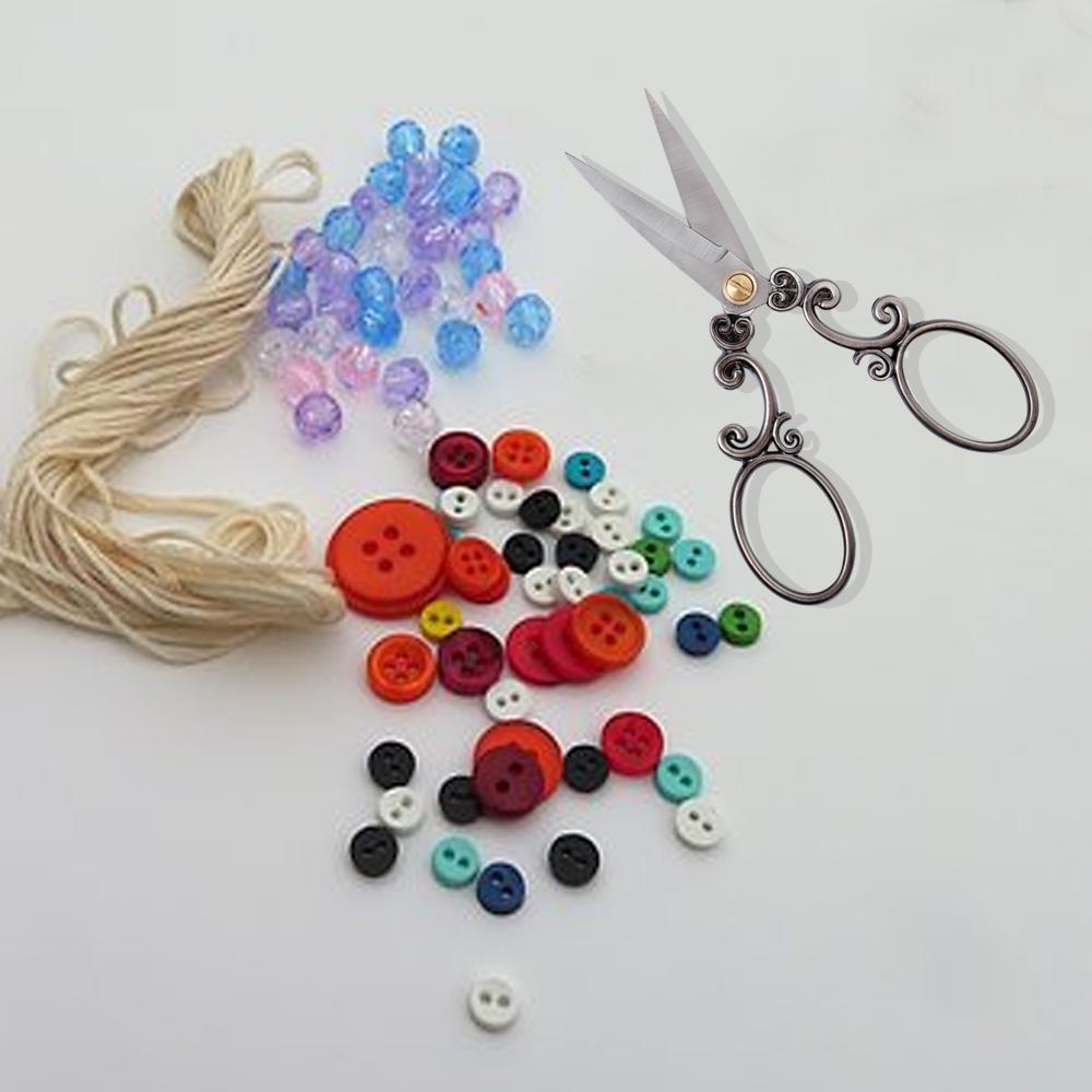 1 buc Cutter Antic Tăiere Broderie Cusătură în cruce Instrument de cusut Foarfece de artizanat din oțel inoxidabil