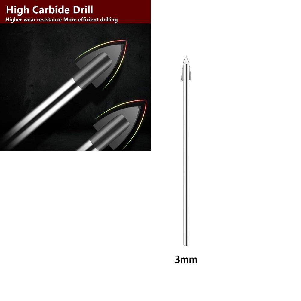 

Power Tool 312mm Drill Bit Carbide Tipped for Glass and Ceramic Tile Perfect for Drilling into Wood Plastic and Stone