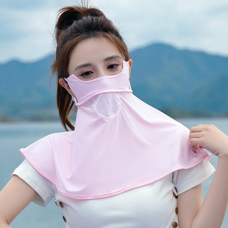 MEET SUNNY Summer Ice Silk Sun Protection Face & Neck Mask
