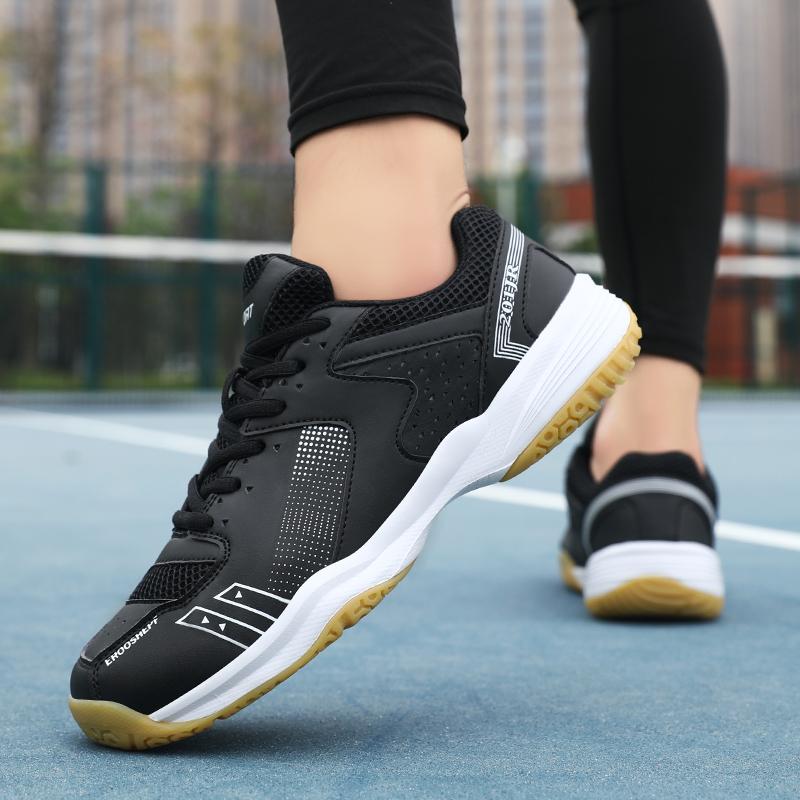 36-45 Couple Plus Size Shock-absorbing Anti Slip Wear-resistant Breathable Tennis Shoes Table Tennis Shoes Badminton Training Shoes