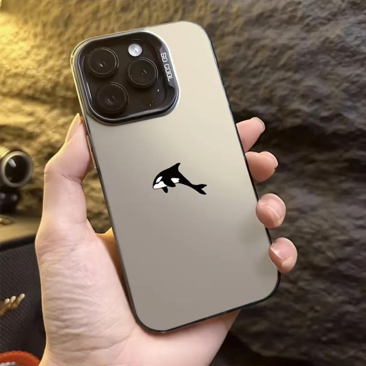 Orca Silver Borderless Case for Apple iPhone 16/15/14 Pro, 15 Pro Max, 13/12/11X 14 Plus